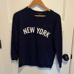 Jcrew Navy “New York” sweatshirt